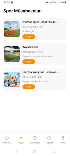 Sportif Kayseri ekran görüntüsü