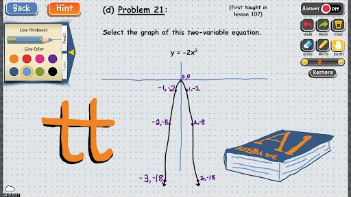 TT Algebra 1 ekran görüntüsü