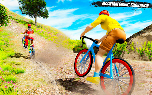 Yokuş Yukarı BMX Yarış Oyunu ekran görüntüsü