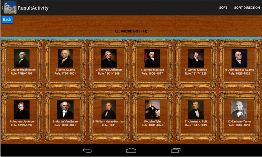 American Presidents ekran görüntüsü