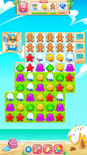 Candy Riddles: üst üste üç ekran görüntüsü