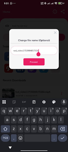 Social Video Saver ekran görüntüsü