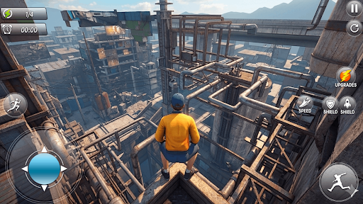 Only Up Sky Rooftop Parkour 3D ekran görüntüsü