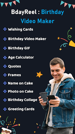 BdayReel: Birthday Video Maker ekran görüntüsü