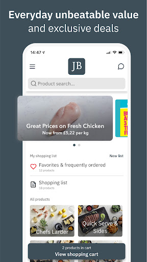 JB Foods Ordering App ekran görüntüsü