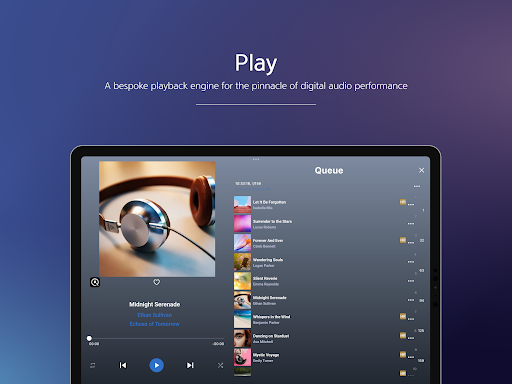 Aurender Conductor (Tablet) ekran görüntüsü