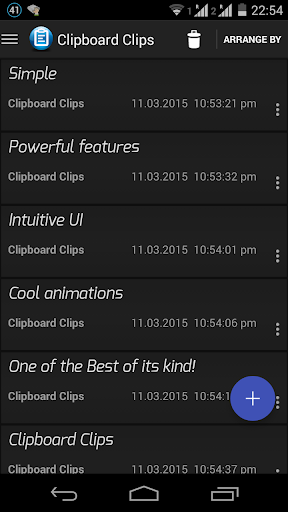 Clipboard Clips ekran görüntüsü