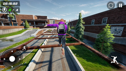 Going Up Rooftop Parkour Games ekran görüntüsü