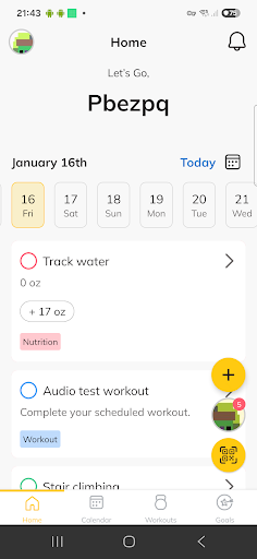 YoeFitJourney ekran görüntüsü