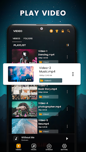Video Player - Music Player ekran görüntüsü
