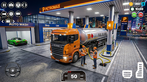 Oil Tanker-Cargo Truck Driving ekran görüntüsü
