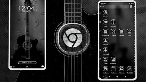 Black Guitar Theme ekran görüntüsü