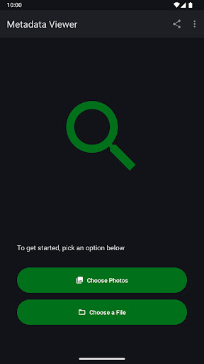 Photo Metadata Viewer ekran görüntüsü