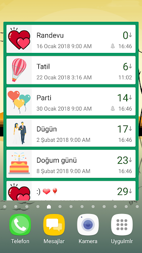 Geri sayım Widget / Gün Sayacı ekran görüntüsü