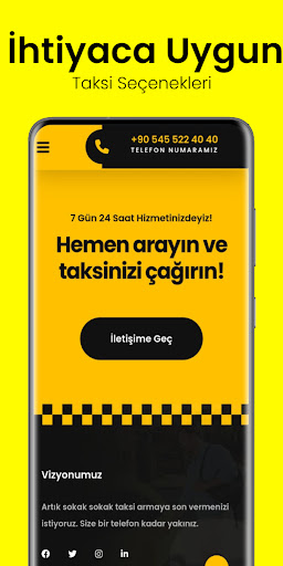 BinTaksi - 7/24 Taksi ekran görüntüsü