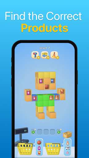 Supermarket Sort 3D: Puzzle ekran görüntüsü