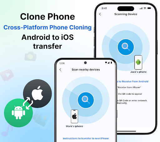 Clone Phone: Switch, Copy Data ekran görüntüsü