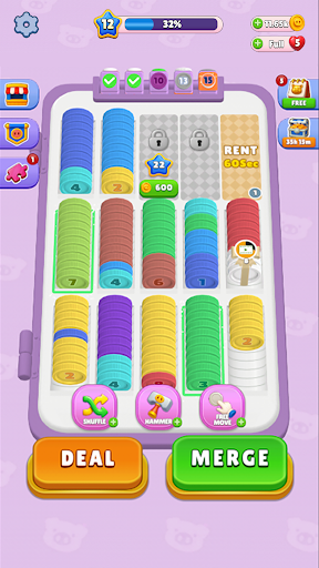 Piggy Coin Sort ekran görüntüsü
