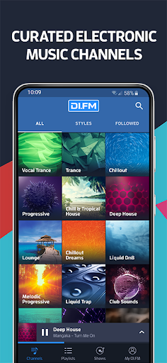 DI.FM: Electronic Music Radio ekran görüntüsü