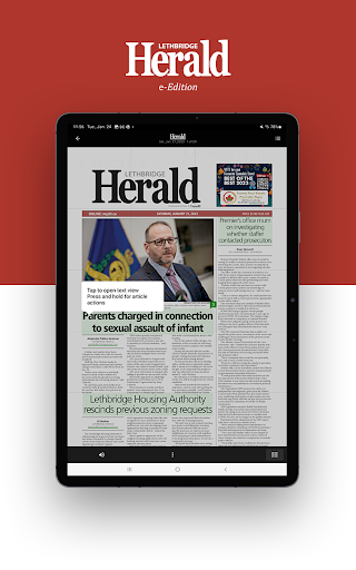 Lethbridge Herald e-Edition ekran görüntüsü