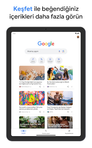 Google ekran görüntüsü