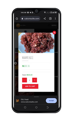 CUL Food ekran görüntüsü