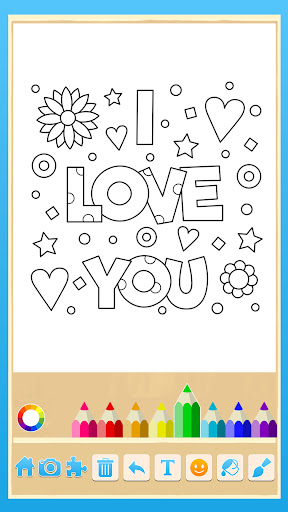 Love Coloring : Coloring Games ekran görüntüsü