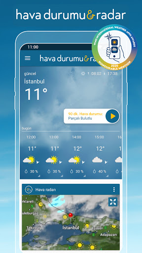 Hava durumu & Radar - Türkiye ekran görüntüsü