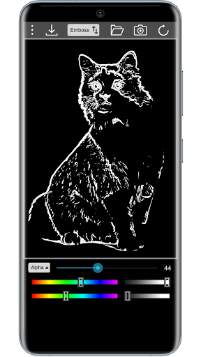 Woodcut Photo Effect ekran görüntüsü