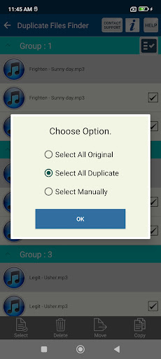 Delete Duplicate Files ekran görüntüsü
