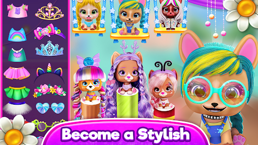 Hairstyle: pet care salon game ekran görüntüsü