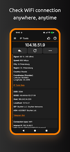 IP Tools: WiFi Analizörü ekran görüntüsü