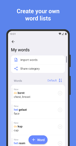 Learn Dutch with Flashcards! ekran görüntüsü