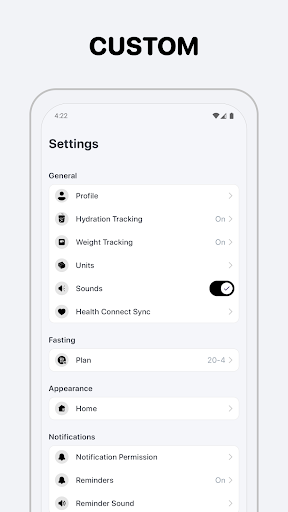 Fasting Tracker: FastMinder ekran görüntüsü