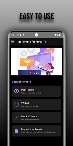 Remote for Funai tv ekran görüntüsü