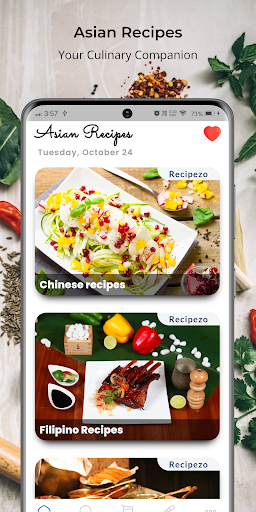 Asian Recipes ekran görüntüsü
