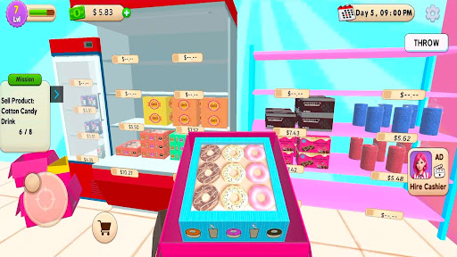 Candy Shop Supermarket Games ekran görüntüsü
