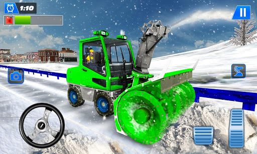 Snow Plow Construction Games ekran görüntüsü