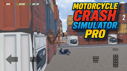 Motorcycle Crash Simulator Pro ekran görüntüsü