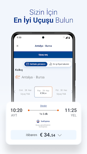 SunExpress Airlines ekran görüntüsü