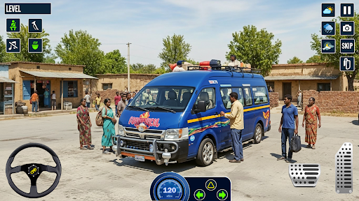 Mini Bus Driving Simulator 3D ekran görüntüsü