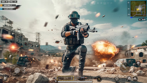 Battlestrike komando oyunu ekran görüntüsü