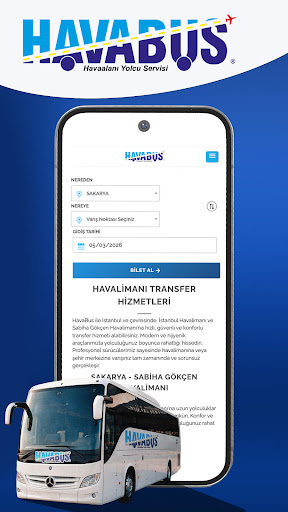 Havabus ekran görüntüsü