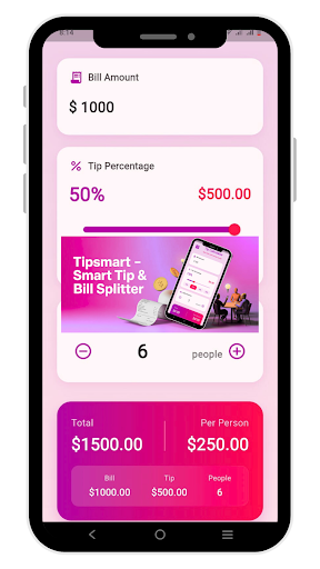 TipSmart-Smart Tip Calculator ekran görüntüsü