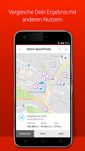 Vodafone SpeedTest ekran görüntüsü