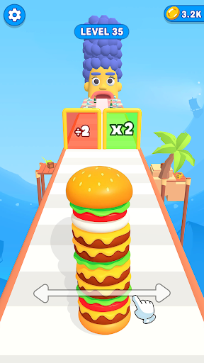Burger pişirme oyunları ekran görüntüsü