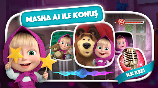 Maşa ile Koca Ayı Sohbet Oyun ekran görüntüsü