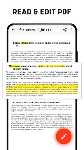 PDF okuyucu - PDF editör ekran görüntüsü