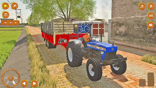 Indian Farming Tractor 3D Game ekran görüntüsü