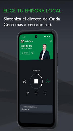 Onda Cero: radio FM y podcast ekran görüntüsü